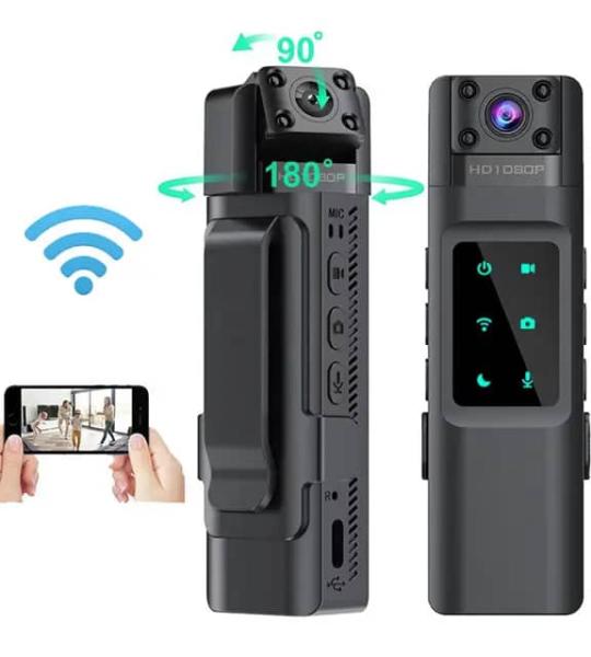Mini caméra numérique portable avec vision nocturne, 1080P