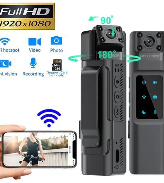 Mini Caméra Wifi Portable Petit Enregistreur Vidéo Numérique et audio ,Infrarouge, Vision Nocturne ,Caméscope Miniature