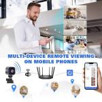 Mini caméra espion WiFi HD 1080P vue à distance alarme sonore Vision nocturne Ultra longue veille détection Mobile caméra de sécurité 2025