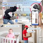 Mini caméra espion WiFi HD 1080P vue à distance alarme sonore Vision nocturne Ultra longue veille détection Mobile caméra de sécurité 2025