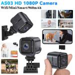 Mini caméra espion WiFi HD 1080P vue à distance alarme sonore Vision nocturne Ultra longue veille détection Mobile caméra de sécurité 2025